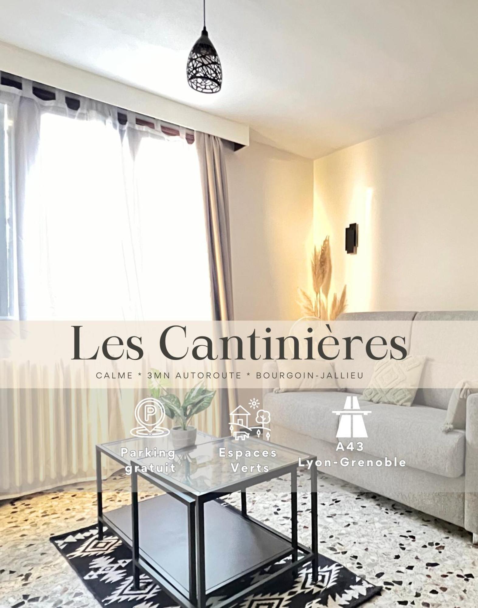 Les Cantinieres - Bourgoin Jallieu - Jardin Prive Ruy-Montceau ภายนอก รูปภาพ